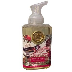 Michel Design Works Christmastime Foaming Hand Soap Winter Greenery 17.8 oz NEW